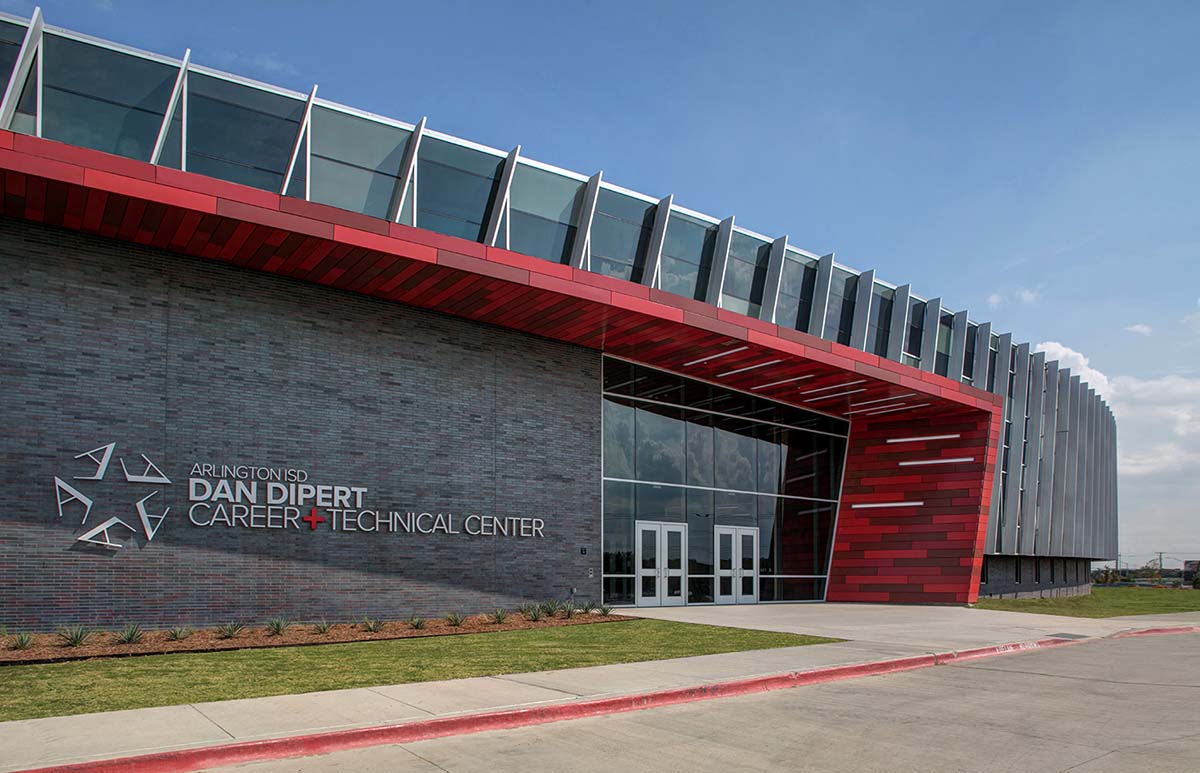 Project - AISD Dan Dipert Career & Technical Center - Arlington, TX - Curtainwall, Storefront