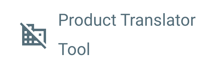 Product Translator Tool