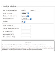 Deadload Calculator